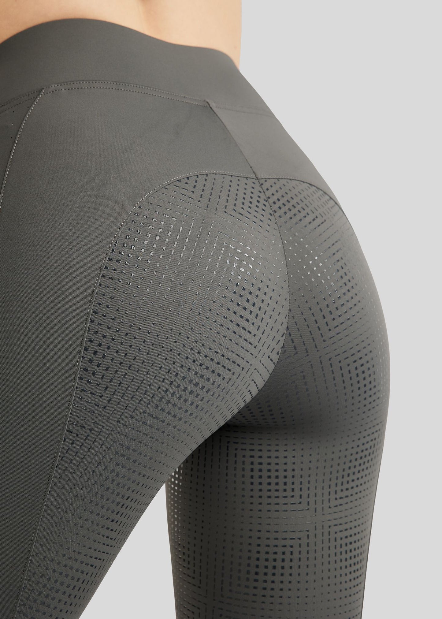 MoPaulina Legging Full Grip, Lasercut - Gris