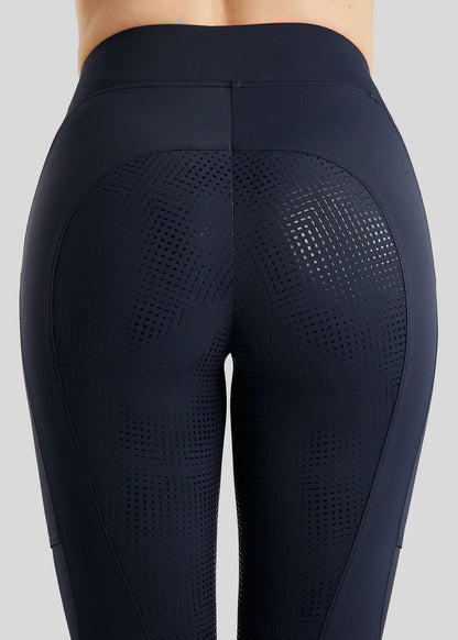 MoPaulina Legging Full Grip, Lasercut - Navy
