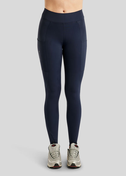 MoPaulina Legging Full Grip, Lasercut - Navy