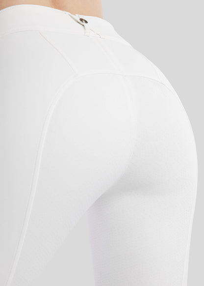 MoPhilipa pantalon Montar Champagne Logo Full Grip - Blanco