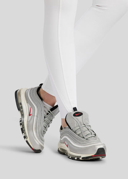 MoPhilipa pantalon Montar Champagne Logo Full Grip - Blanco