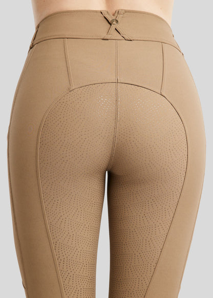 MoPhilipa pantalon Montar Champagne Logo Full Grip - Taupe