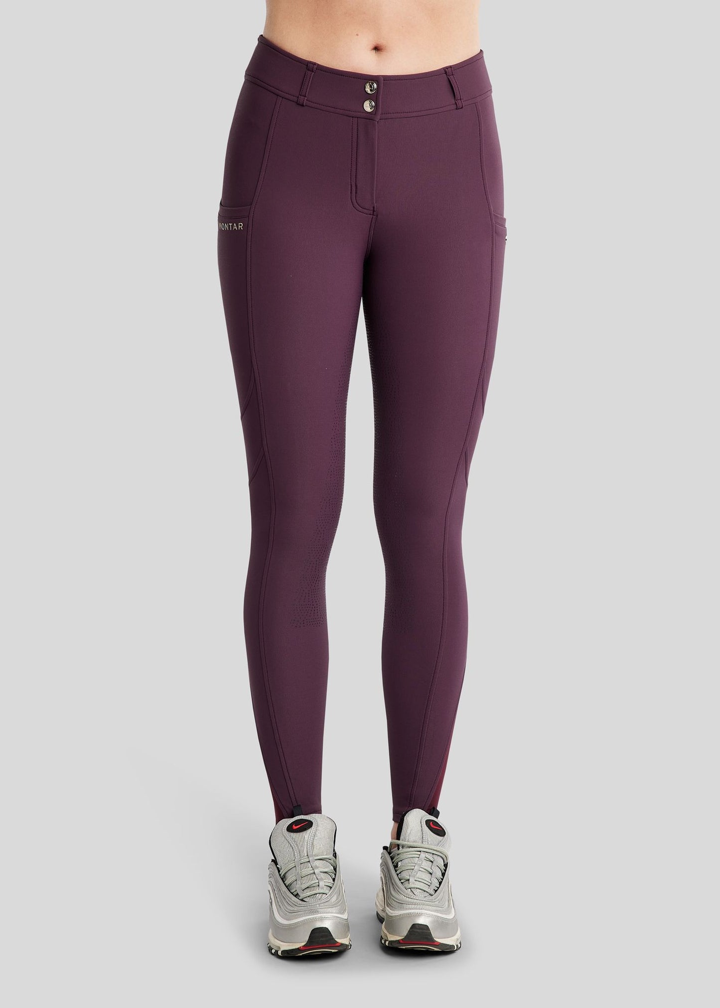 MoPhilipa pantalon Montar Champagne Logo Full Grip - Fig