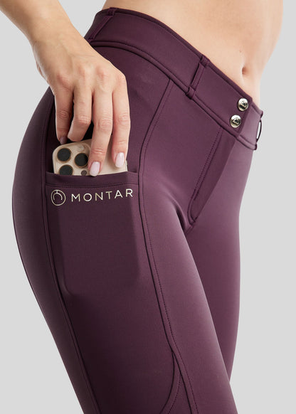 MoPhilipa pantalon Montar Champagne Logo Full Grip - Fig