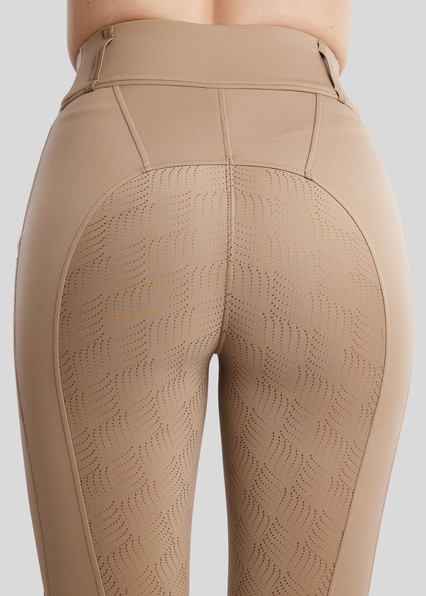 MoEverlisa legging Montar Full Grip con brillis - Taupe