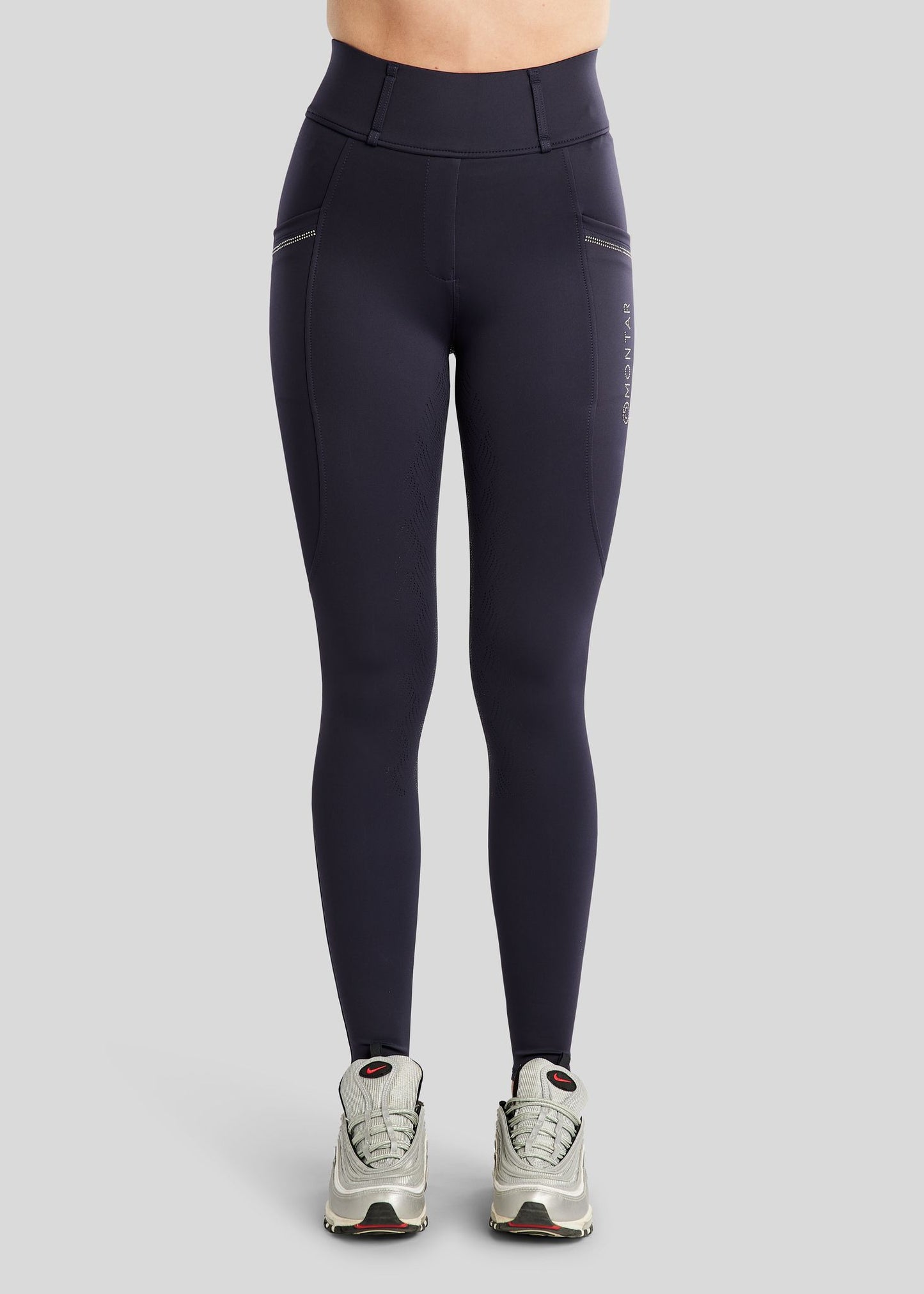 MoEverlisa legging Montar Full Grip con brillis - Navy
