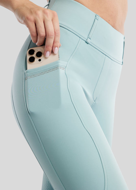 MoEverlisa legging Montar Full Grip con brillis - Stone Blue