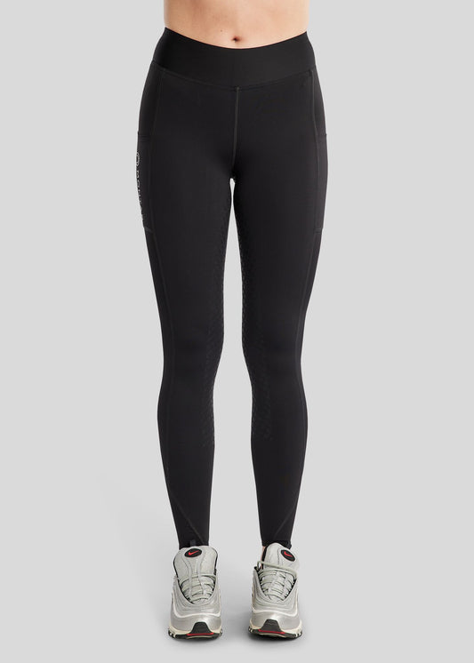 MoCaroline legging FG con cristales - Negro