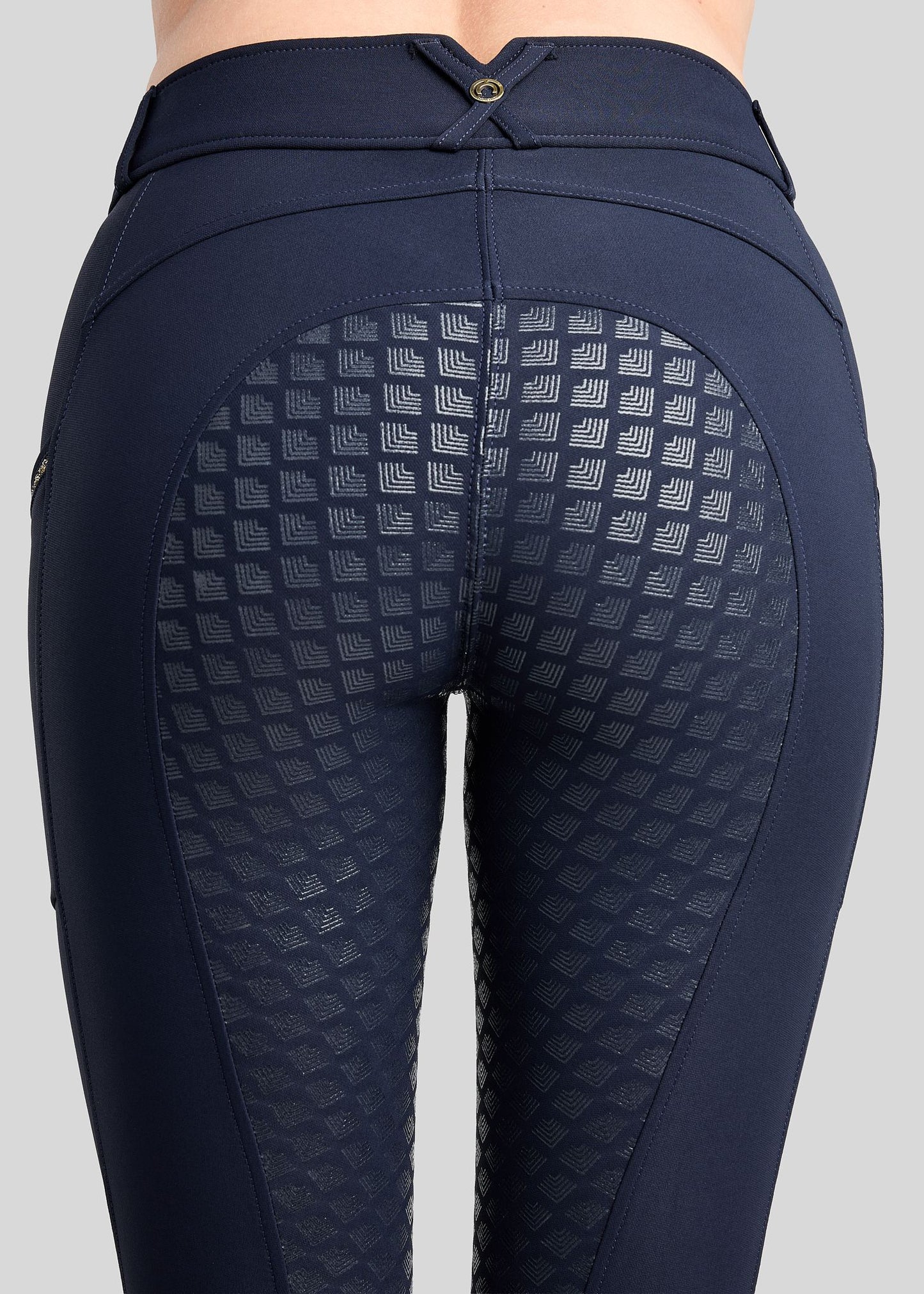 MoVeronica pantalon Montar F/G detalles con Golden Quarz - Navy