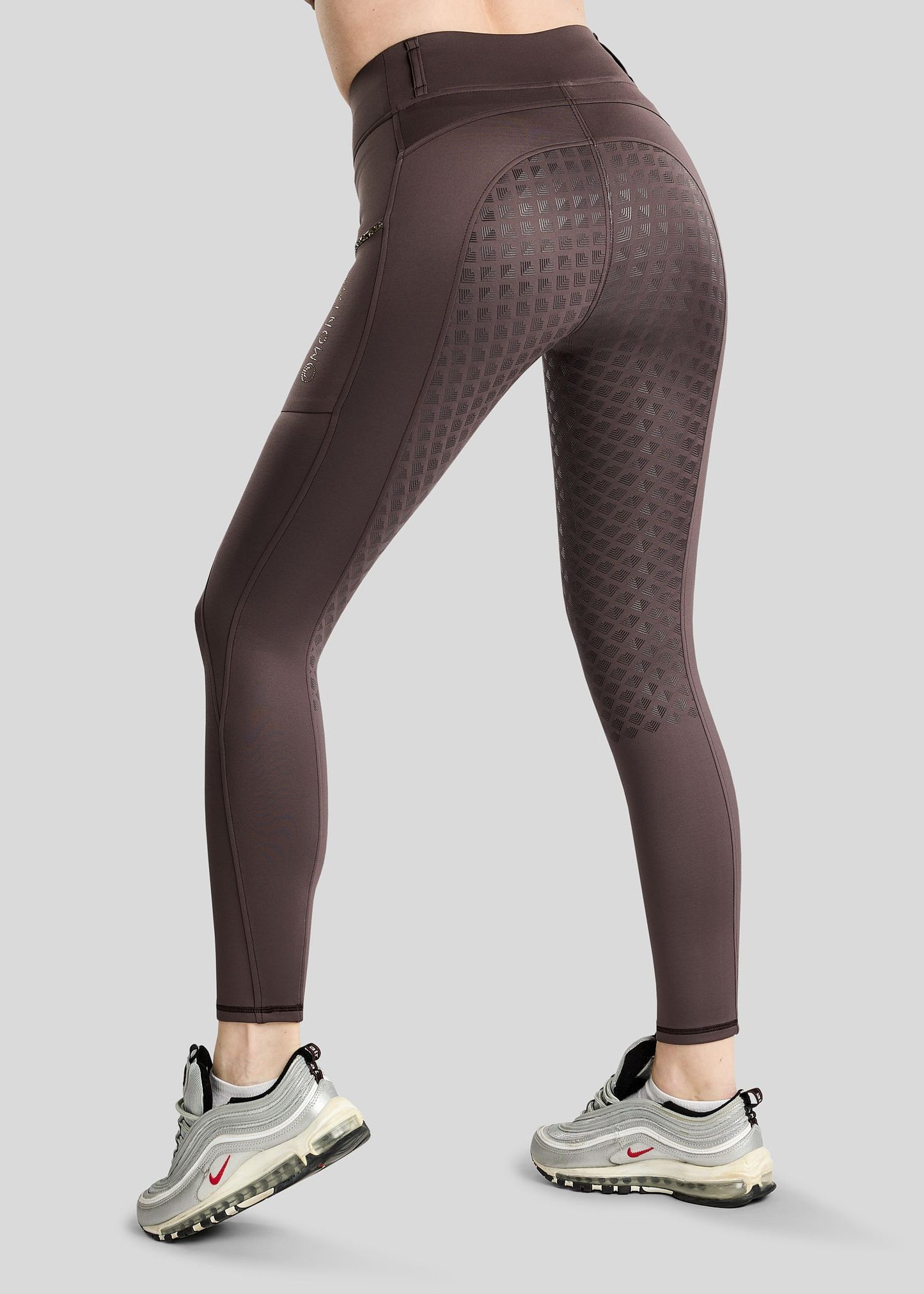 MoVeronica Thermo leggings  Hybrid F/G Golden Quartz - Black Peony