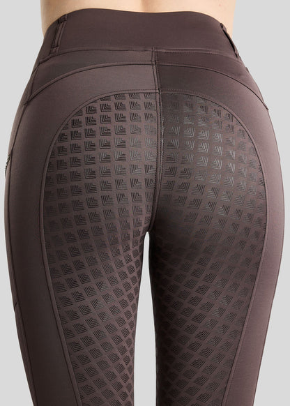 MoVeronica Thermo leggings  Hybrid F/G Golden Quartz - Black Peony