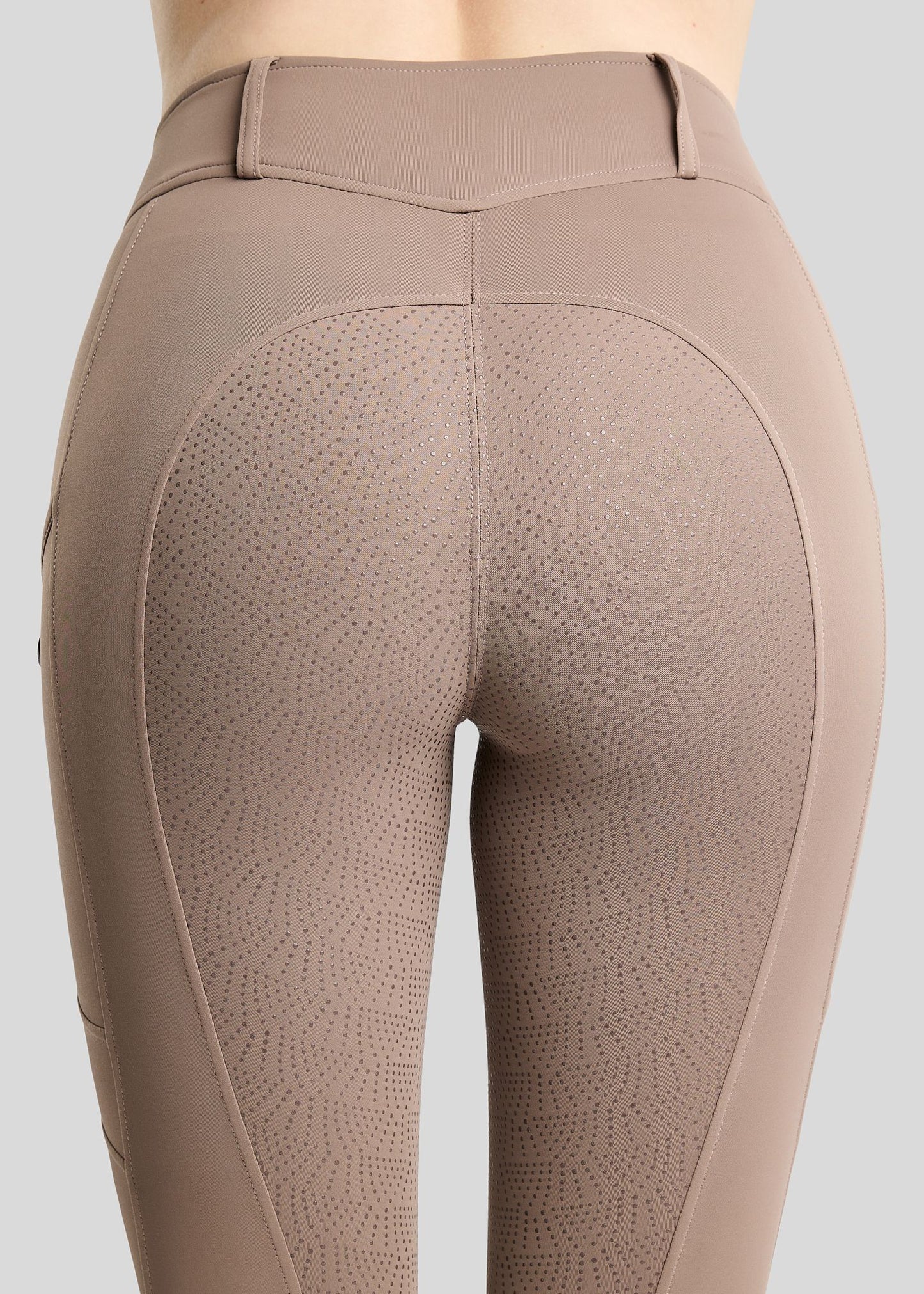 MoAddie Hybrid Leggings Térmicos Montar F/G Gunmetal - Nougat Brown