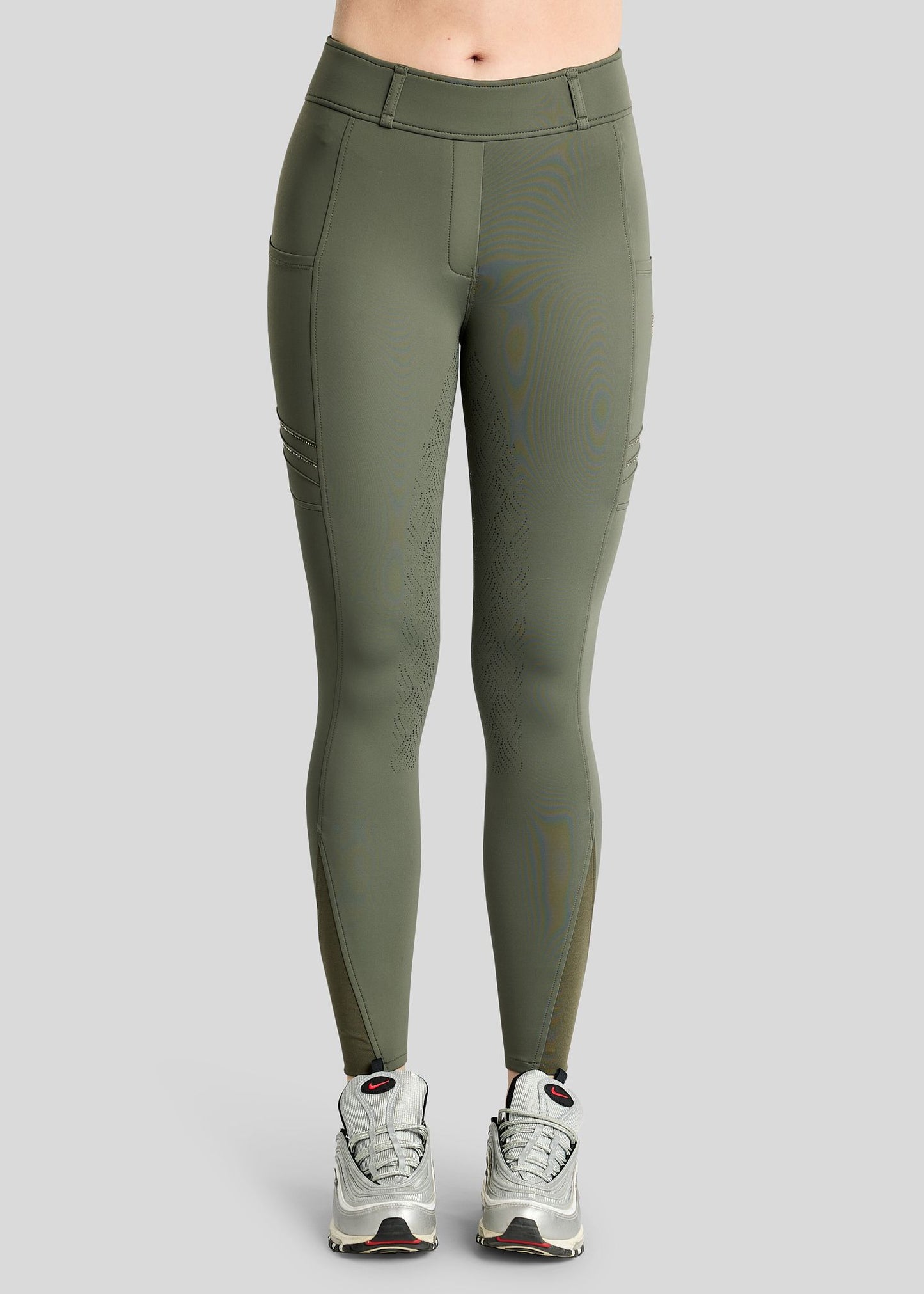 MoWilma Leggings Hybrid F/G Golden Quarz - Forrest Green