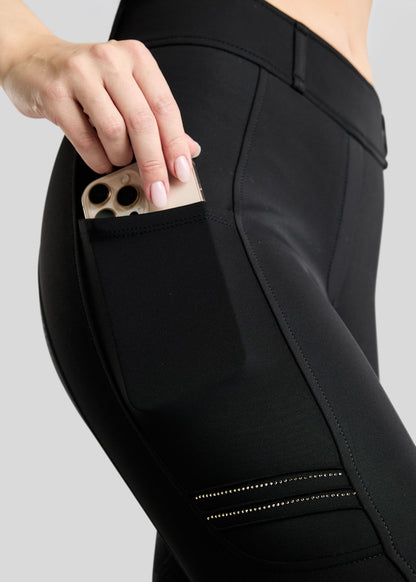 MoWilma Leggings Hybrid F/G Golden Quarz - Negro
