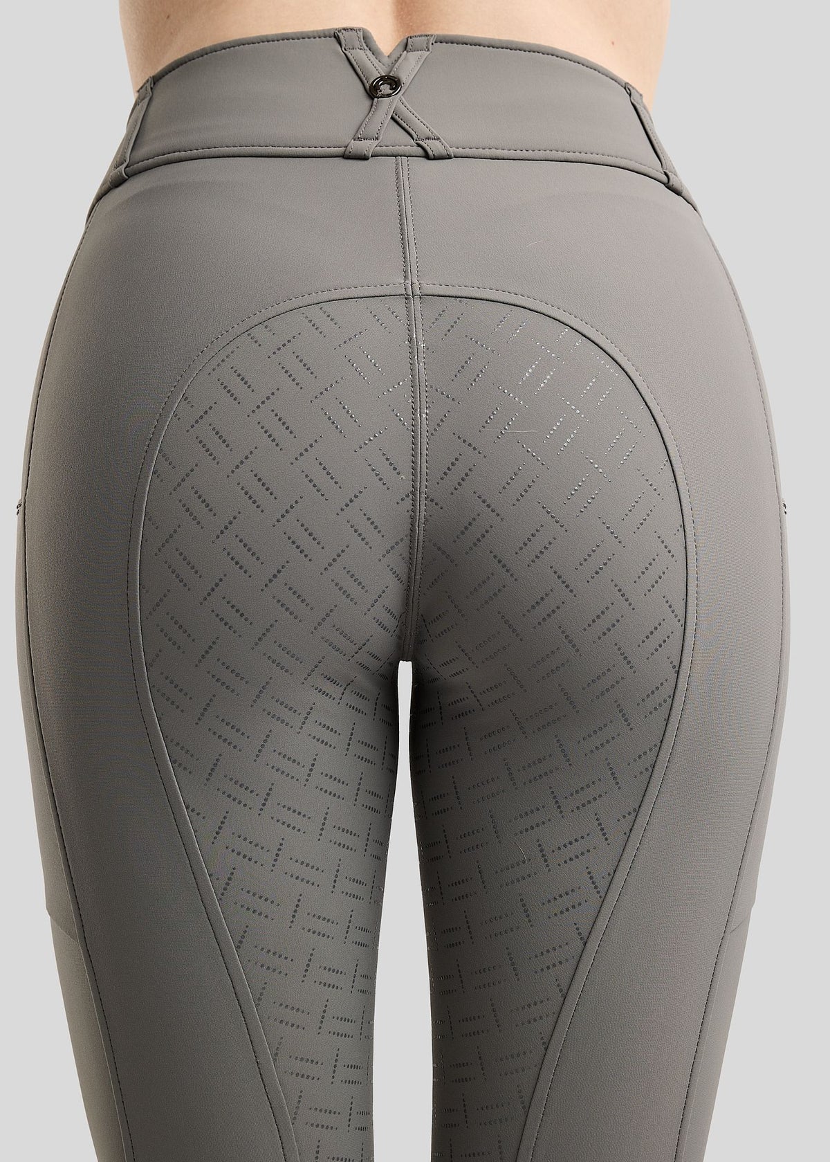 MoMaddy Pantalón F/G con Cristales Gun Metal - Gris