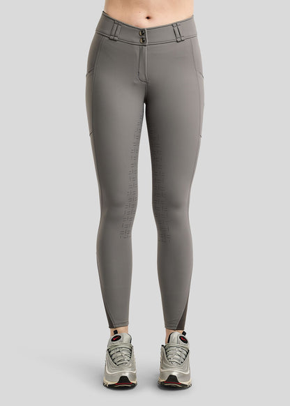 MoMaddy Pantalón F/G con Cristales Gun Metal - Gris
