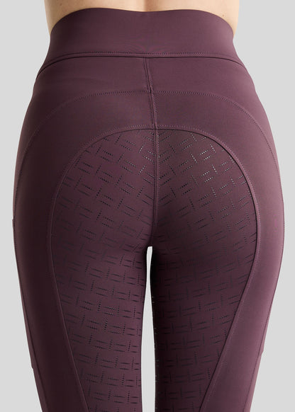 MoFair Leggings de Equitación F/G con Logo Gun Metal - Fig