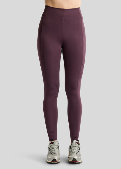MoFair Leggings de Equitación F/G con Logo Gun Metal - Fig