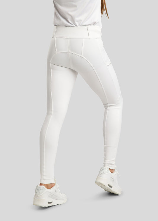 MoEverlisa legging Montar FG con cristales caviar - Blanco