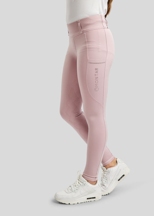 MoEverlisa legging Montar FG con cristales caviar - Cheeky Pink