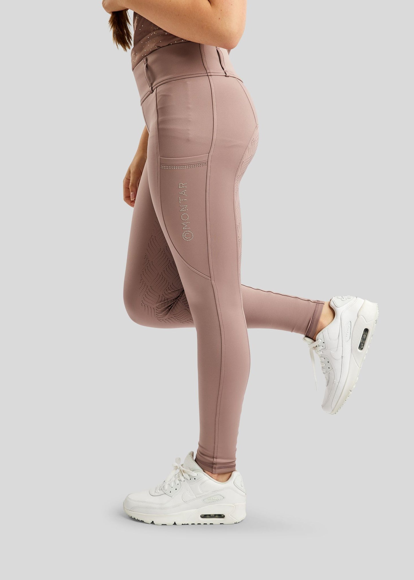 MoEverlisa legging Montar FG con cristales caviar - Blush