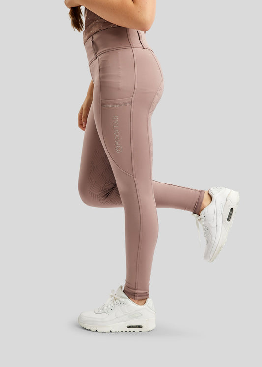 MoEverlisa legging Montar FG con cristales caviar - Blush