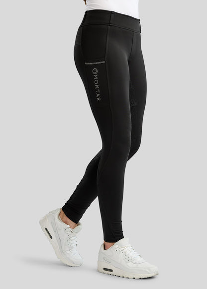 MoEverline Junior Legging Hybrid F/G Golden Quartz - Negro