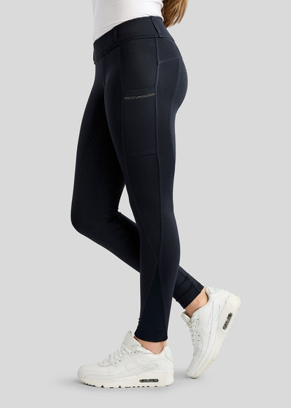 MoEverline Junior Legging Hybrid Golden Quartz - Navy