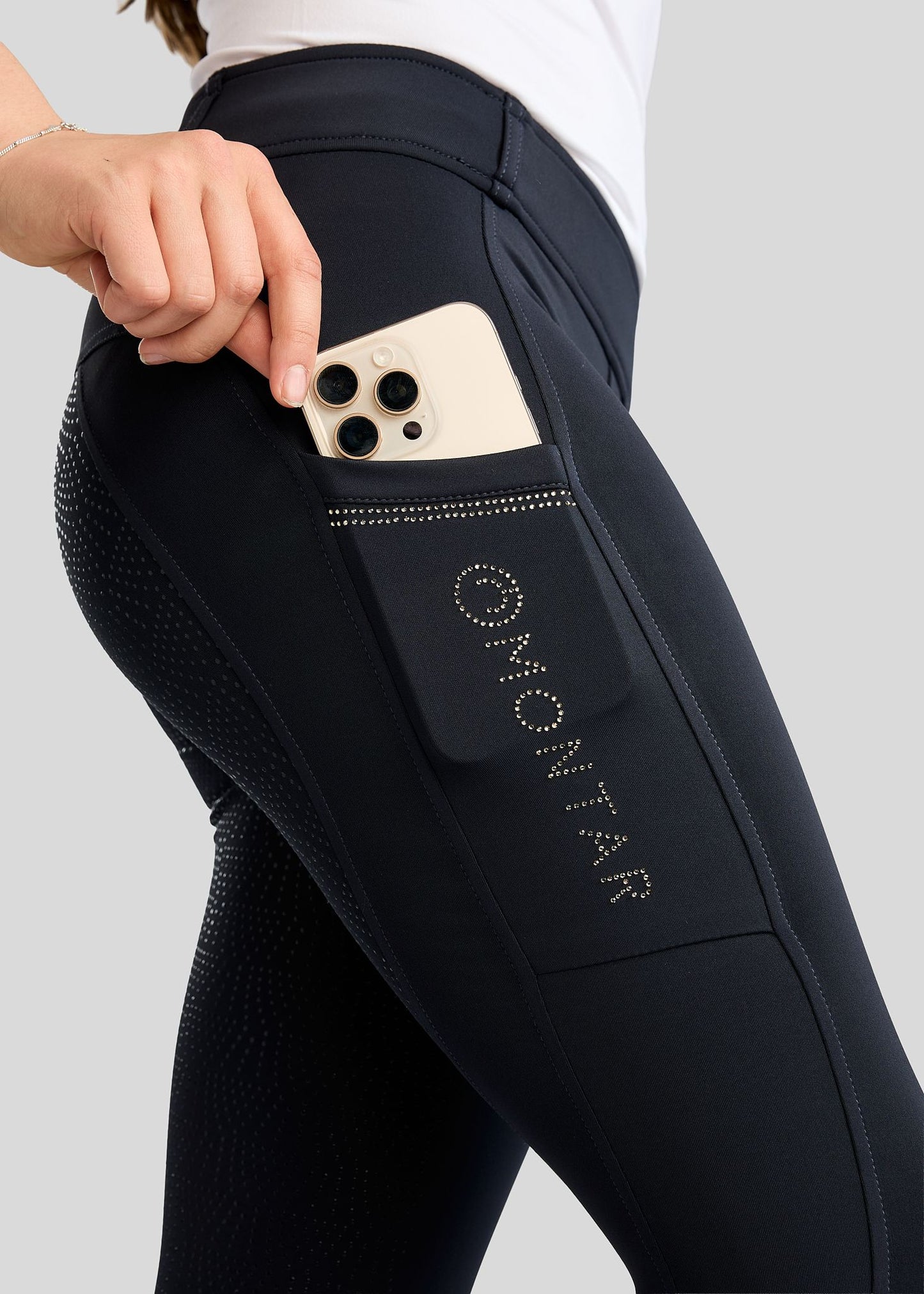 MoEverline Junior Legging Hybrid Golden Quartz - Navy