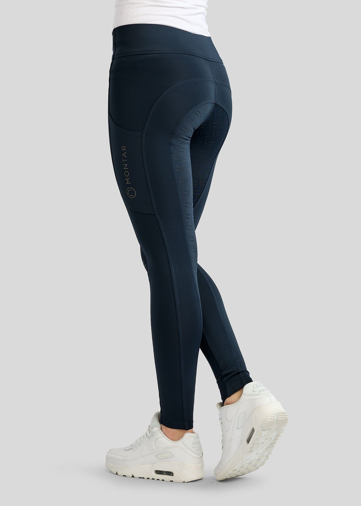 MoFair Leggings Full Grip coo Logo Gun Metal - Navy