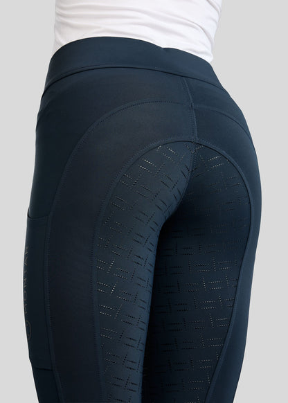 MoFair Leggings Full Grip coo Logo Gun Metal - Navy