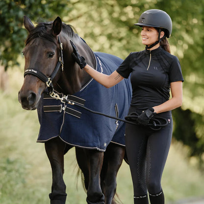 Casco de equitación Strixx Back on Track Mate/Gloss