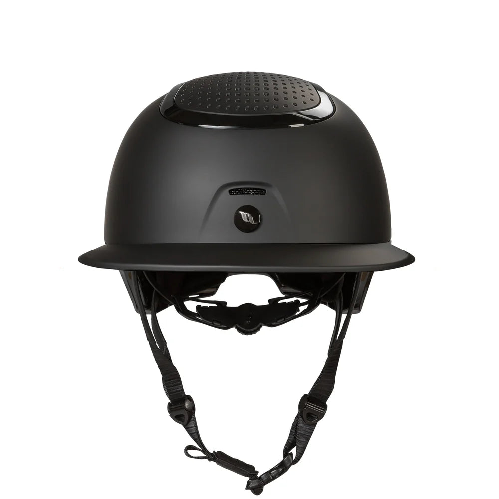 Casco de equitación Strixx Back on Track Mate/Gloss Visera solar