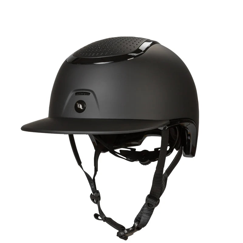 Casco de equitación Strixx Back on Track Mate/Gloss Visera solar