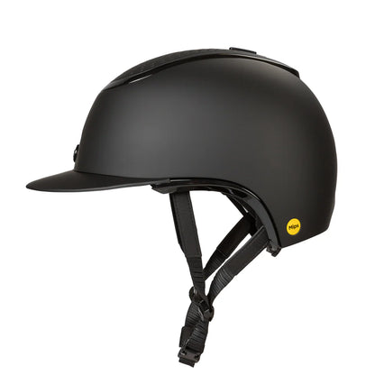 Casco de equitación Strixx Back on Track Mate/Gloss Visera solar