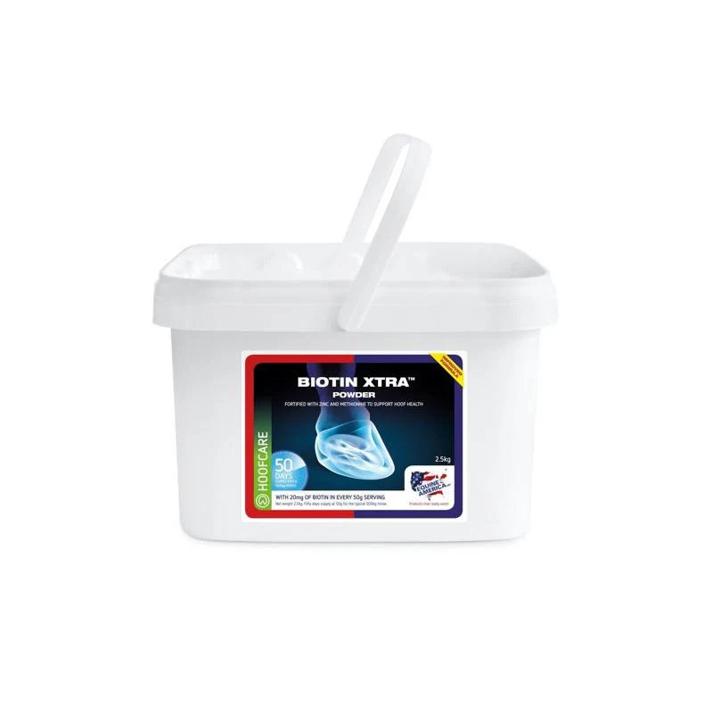 Biotin Xtra Powder - Suplemento con Biotina para Cascos Fuertes y Saludables 2,5kg