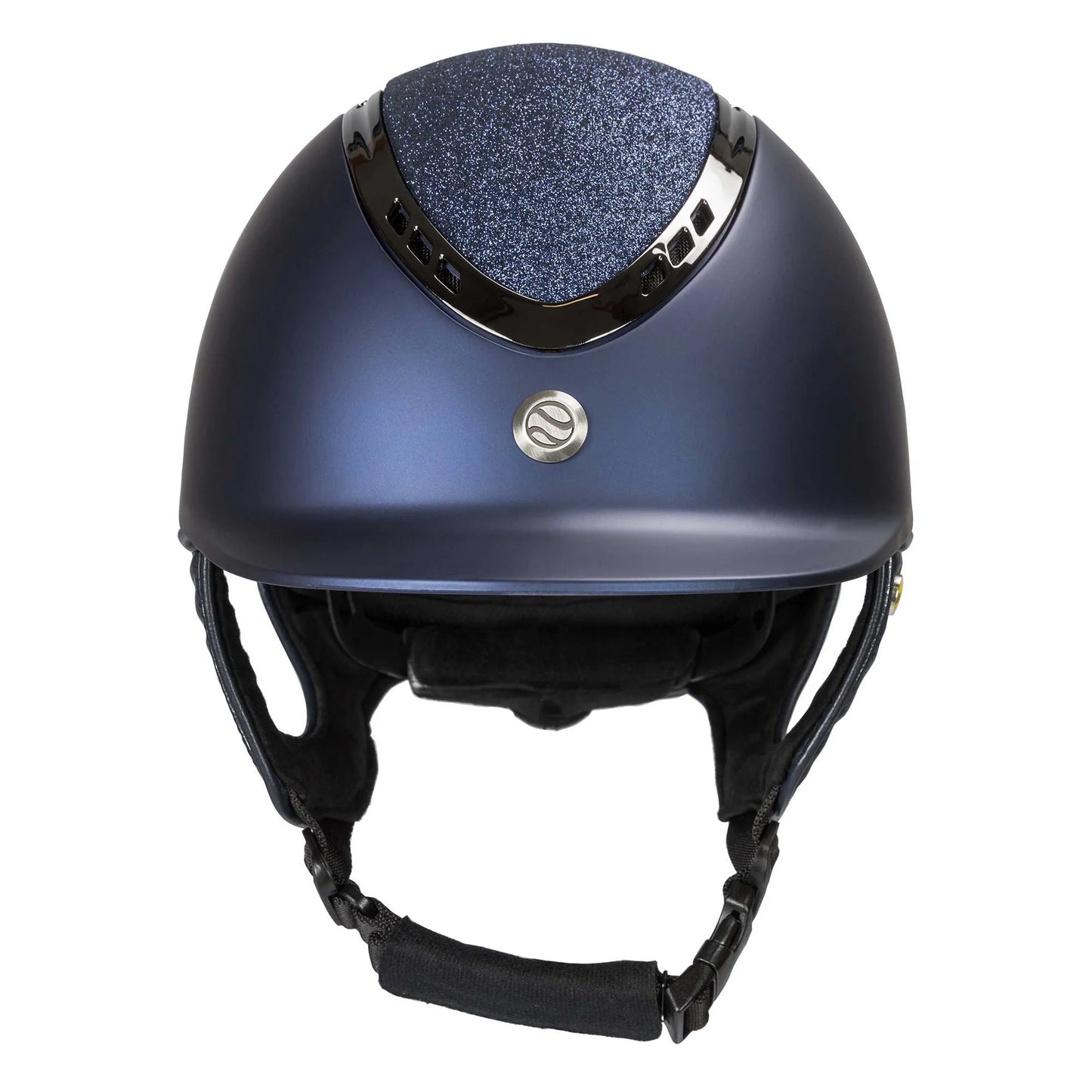 Casco de equitación EQ3 Pardus Smooth Top Strass