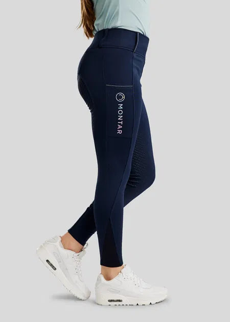 MoCha Legging YR estampado holográfico y brillis  F/G - Navy