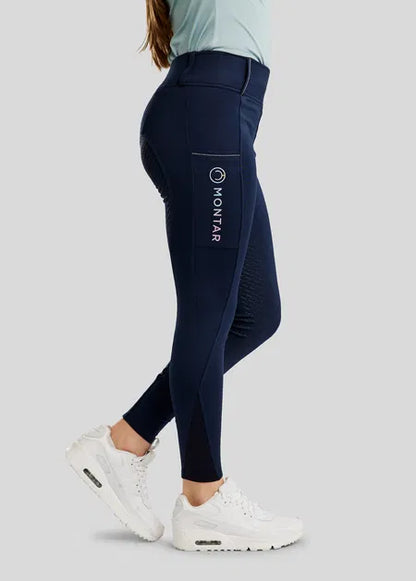 MoCha Legging YR estampado holográfico y brillis  F/G - Navy