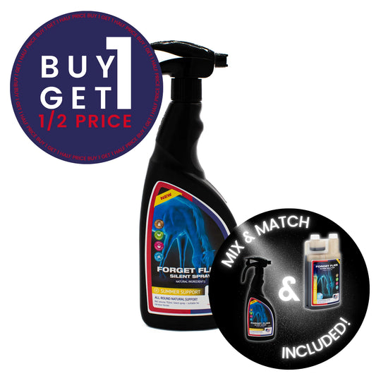 Forget Flies Silent Spray | Repelente moscas caballo 750ml