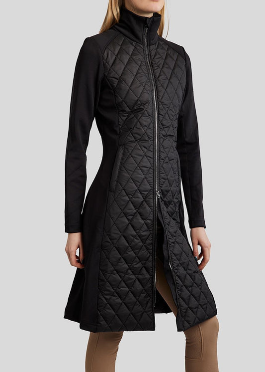 CURVE MoQuinn chaqueta larga acolchada/Softshell - Negro