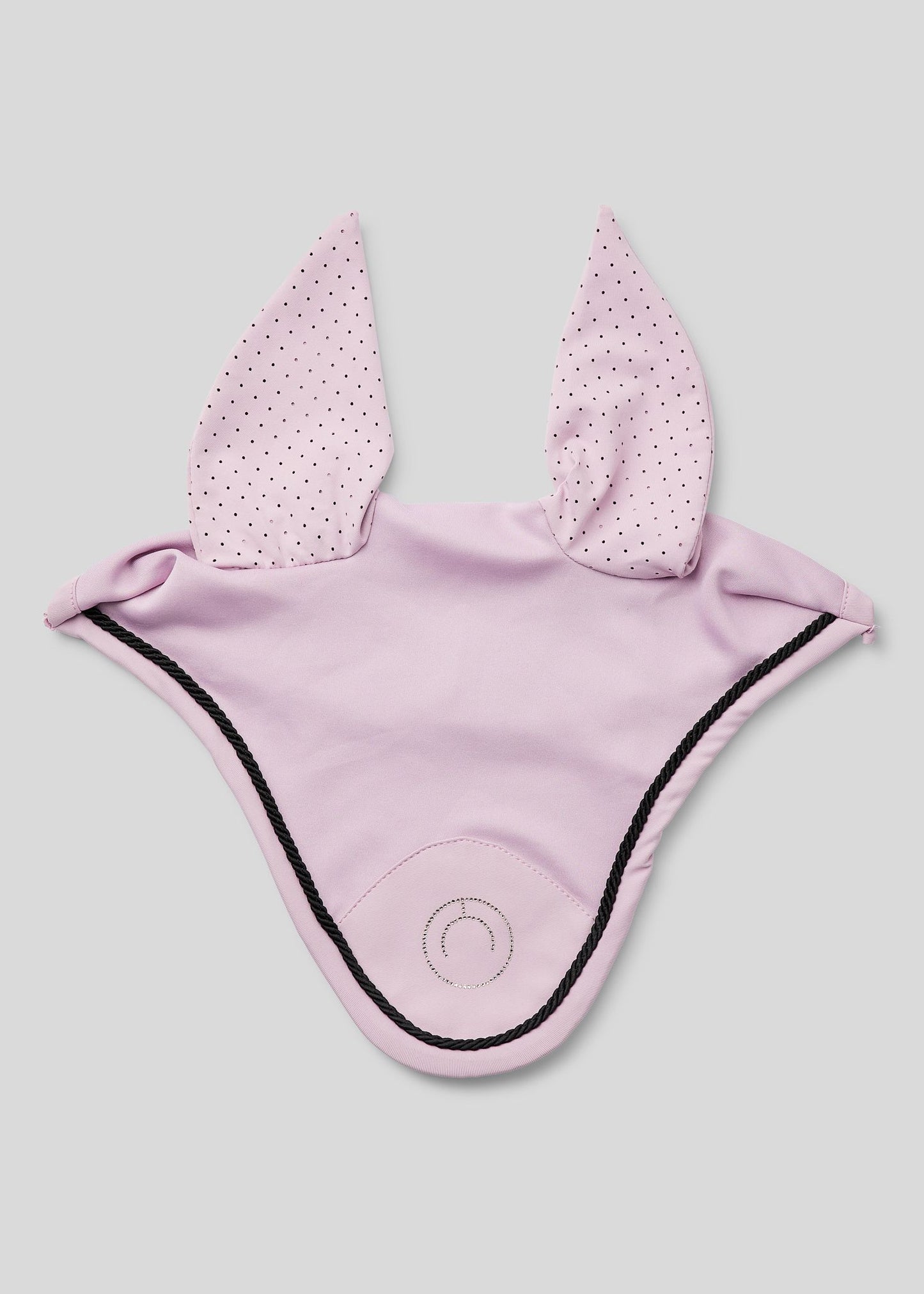 MoFly Orejeras de verano Mesh Softshell y logo en brillis color champán - Cheeky Pink