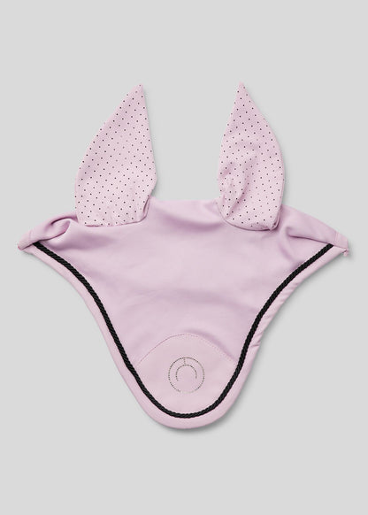MoFly Orejeras de verano Mesh Softshell y logo en brillis color champán - Cheeky Pink