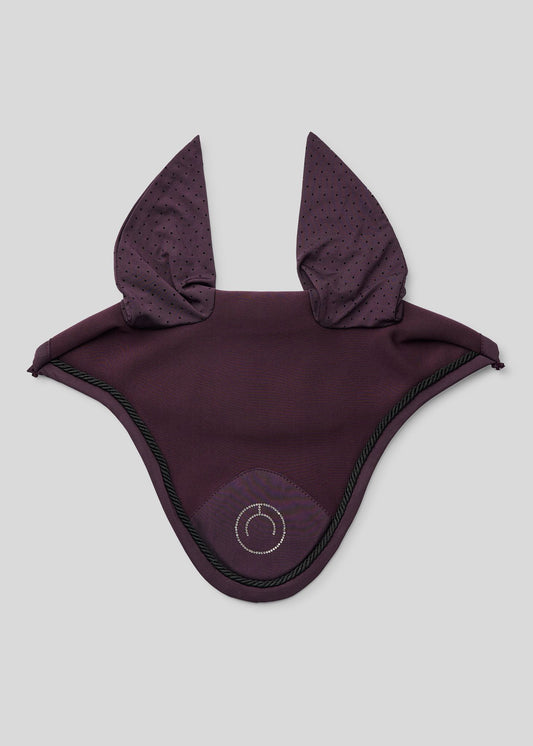 MoFly Orejeras de verano Mesh Softshell y logo en brillis color champán - Fig