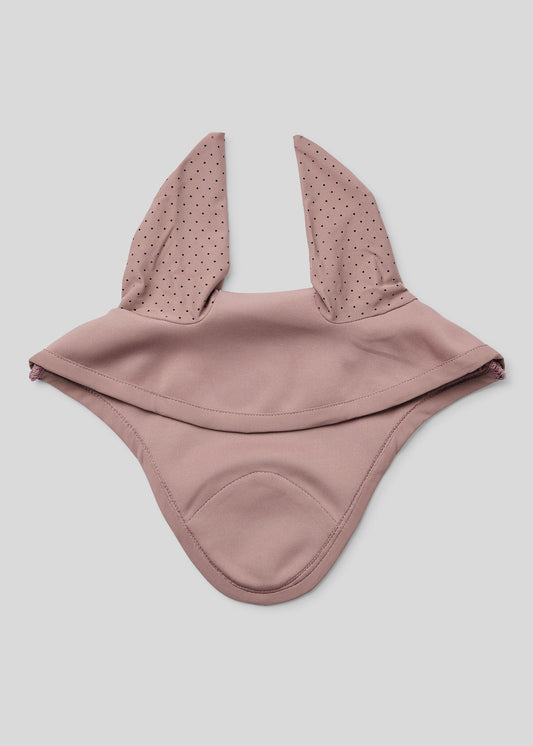 MoFly Orejeras de verano Mesh Softshell y logo en brillis color champán - Blush
