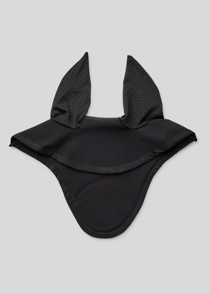 MoFly Orejeras de verano Mesh Softshell y logo en brillis color champán - Negro