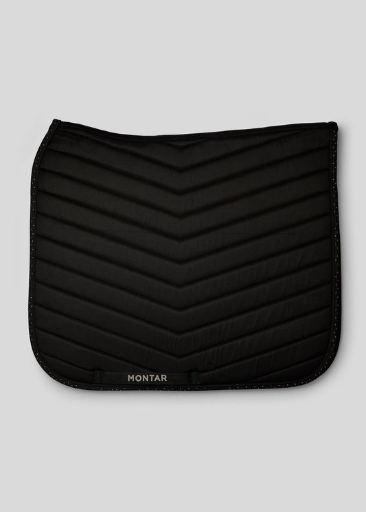 FAIR sudadero doma Montar con Gun Metal Cristales - Negro
