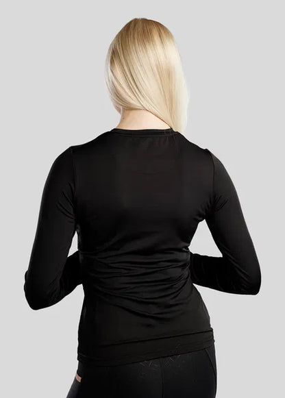MoNille Baselayer con detalles en Rose Gold - Negro