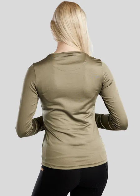 MoNille Baselayer con detalles en Rose Gold - Dusty Green