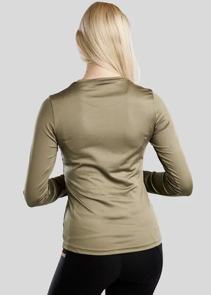 MoNille Baselayer con detalles en Rose Gold - Dusty Green